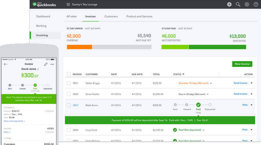 Quickbooks cloud-based accounting